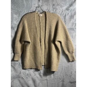 Bécool Women's Sparkle‎ Knit Open Front Cardigan sweater Size S/M
Wool blend